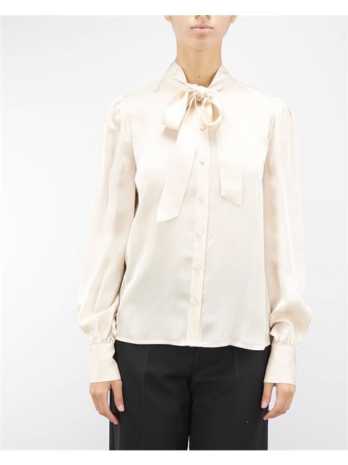 Satin shirt with bow Twinset TWIN SET | Shirt | TP213111748